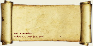 Kristina Veljoglavac vizit kartica